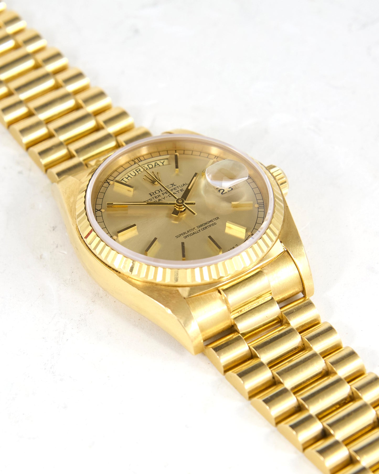 Rolex Day-Date 18038 Faded Champagne Dial