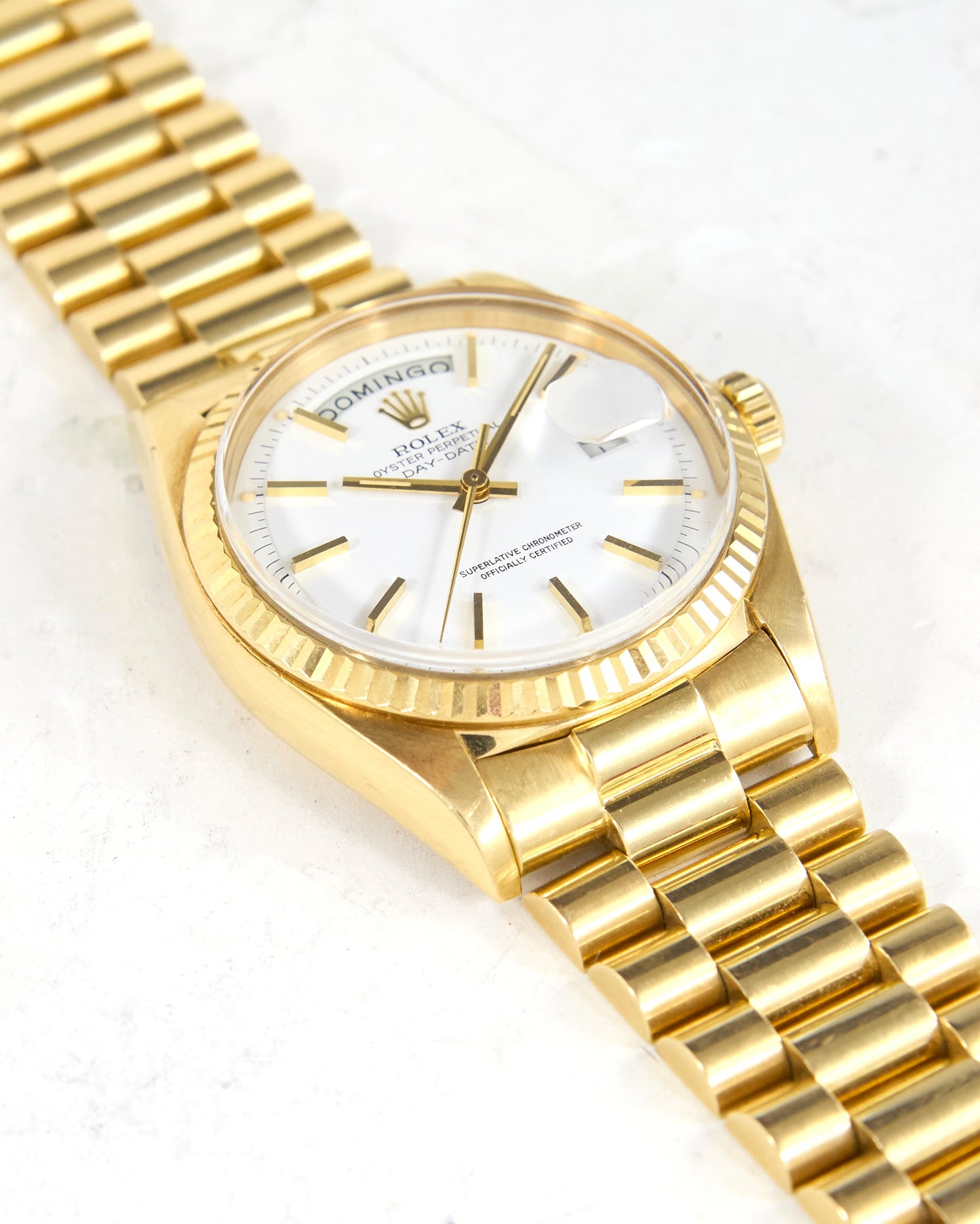 Rolex Day-Date 1803 White Dial with Portuguese Calendar Wheel