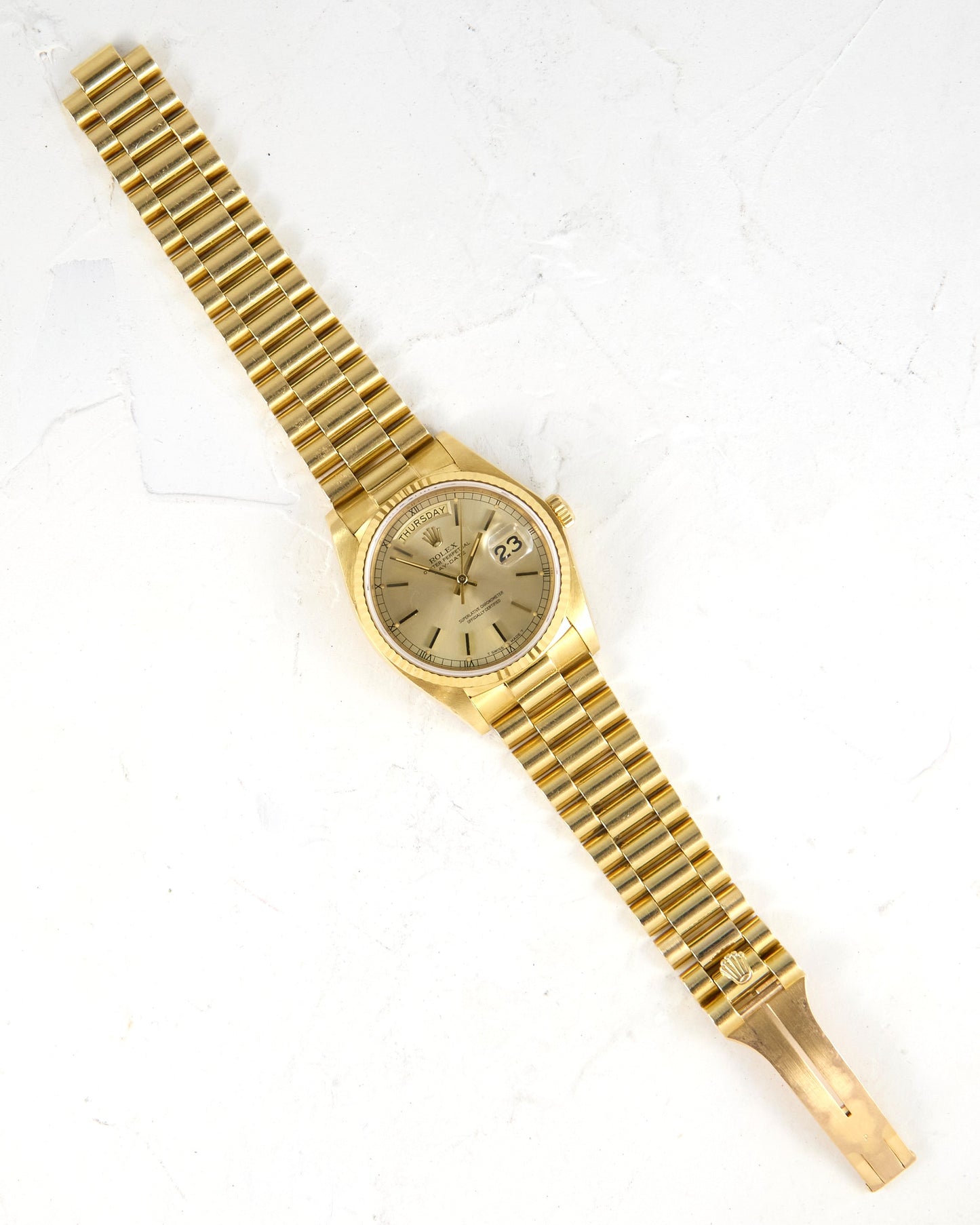 Rolex Day-Date 18038 Faded Champagne Dial