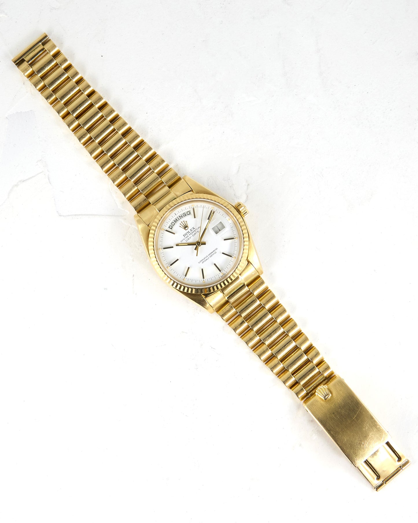 Rolex Day-Date 1803 White Dial with Portuguese Calendar Wheel