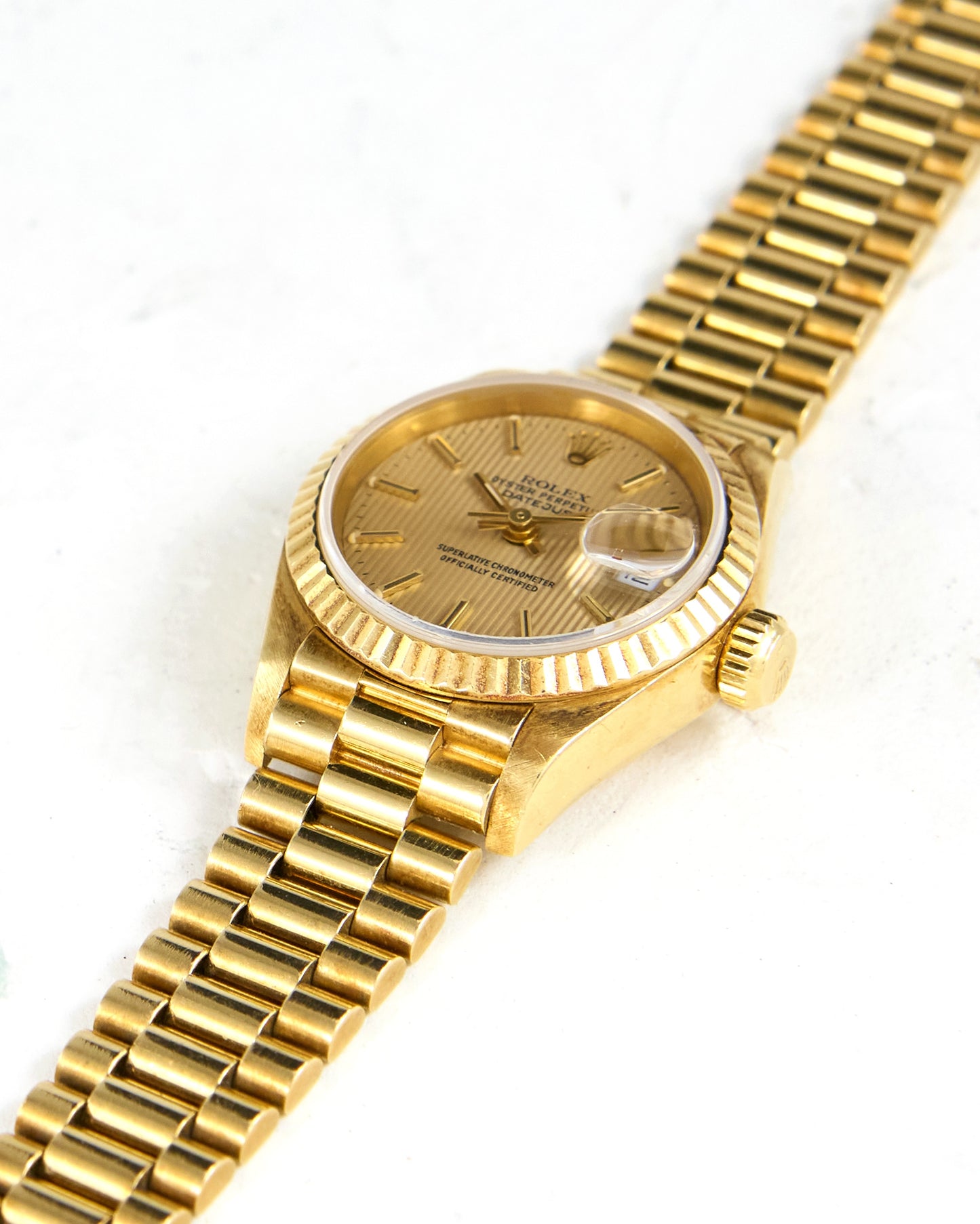 Rolex Ladies Datejust Tapestry Dial on President Bracelet