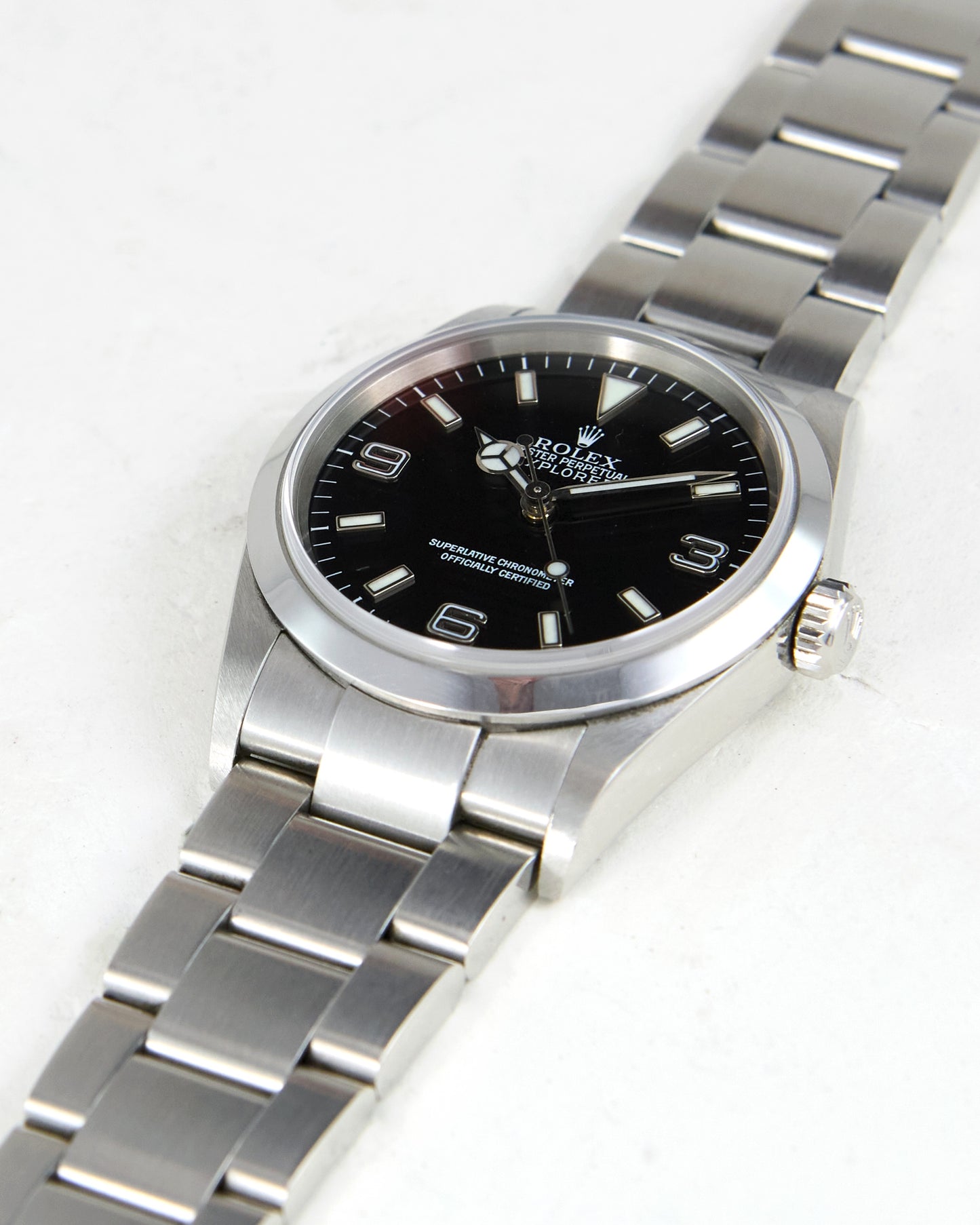 Rolex Explorer I Unpolished with Papers