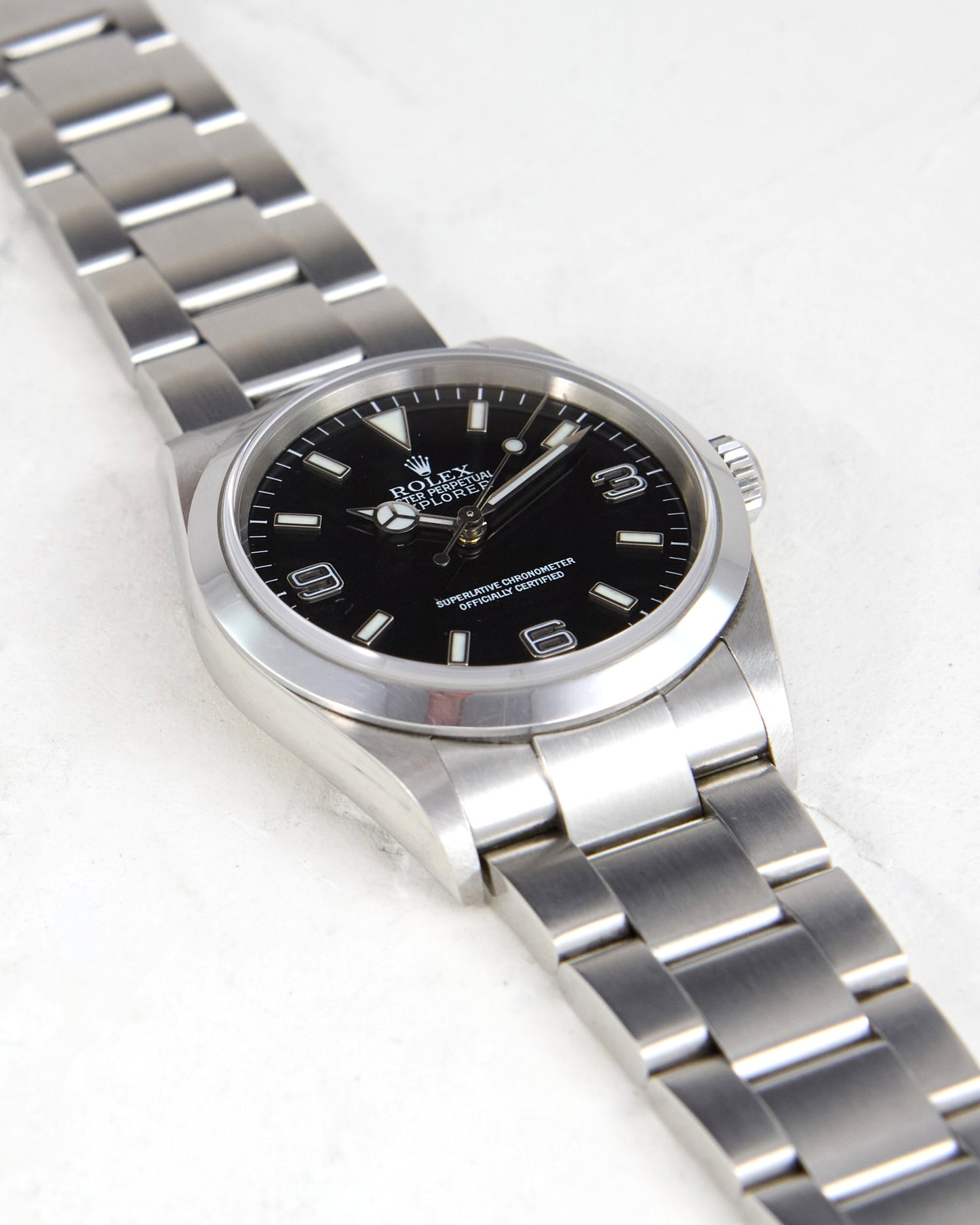 Rolex Explorer I Unpolished with Papers