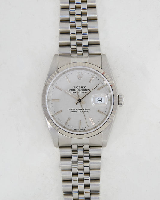 Rolex Datejust Linen Dial Unpolished