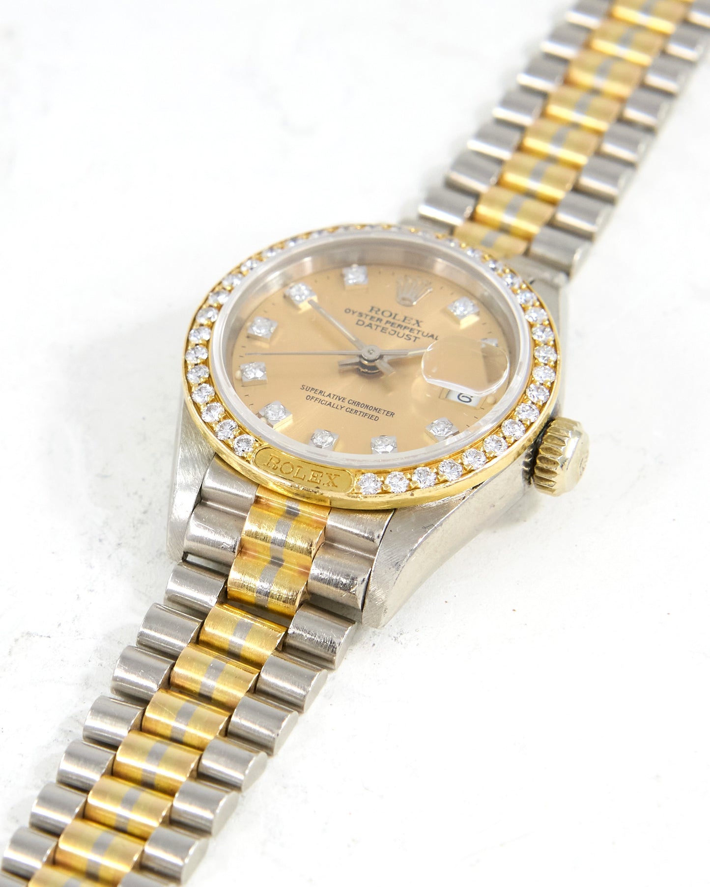 Rolex Ladies Datejust 69179 Tridor Crown Collection