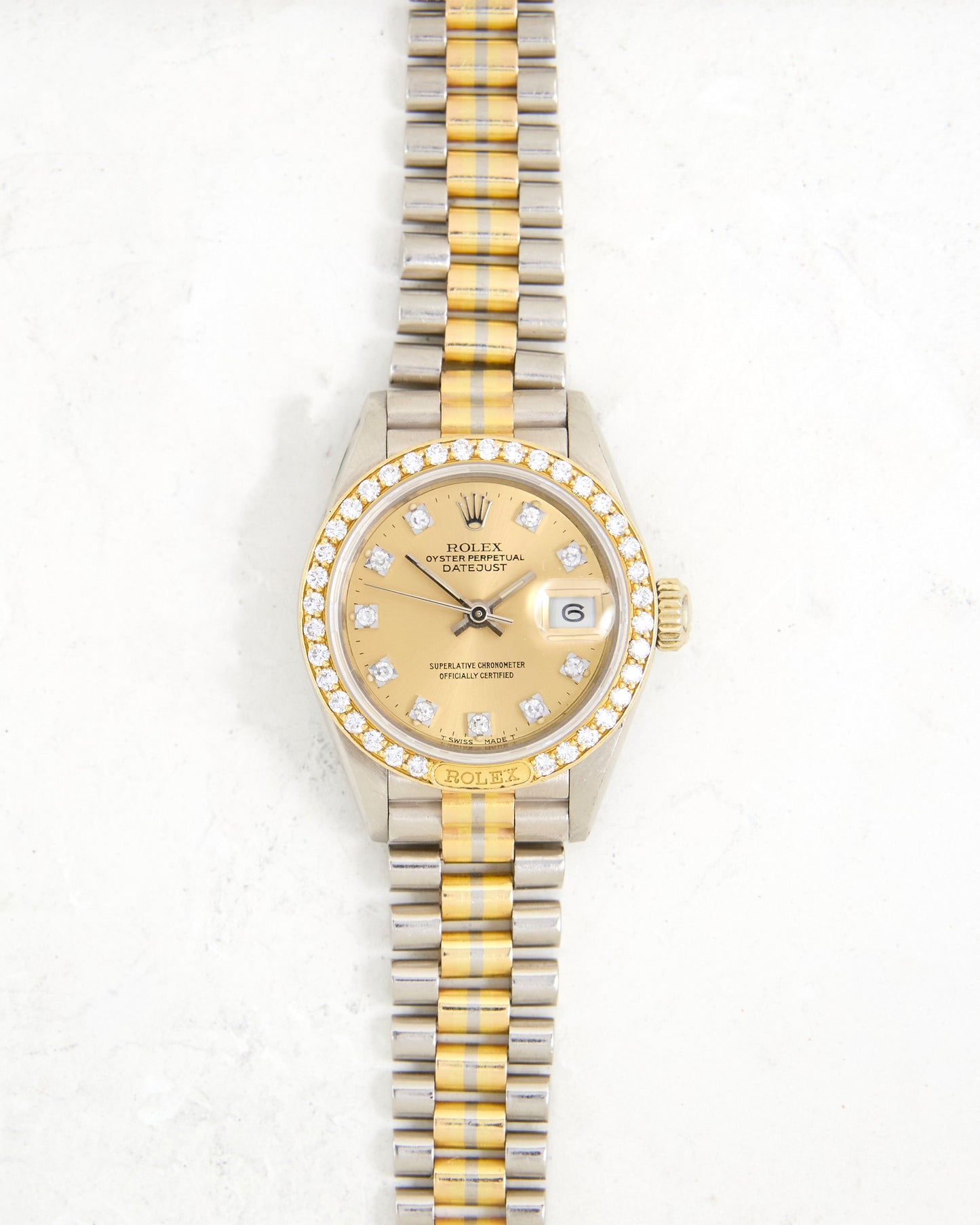 Rolex Ladies Datejust 69179 Tridor Crown Collection